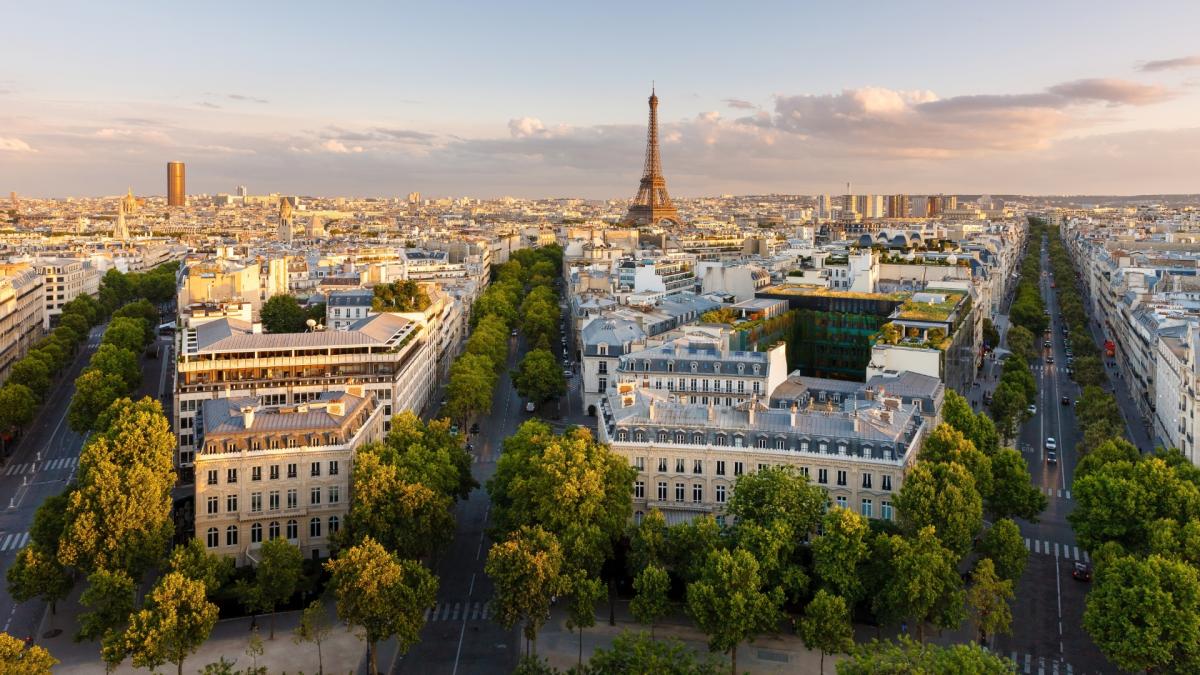 Vue sur Paris et ses monuments